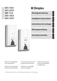 Notice DIMPLEX DES 2427 Ketel