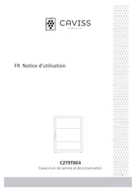 Notice Caviss C279TBE4 Cave à vin