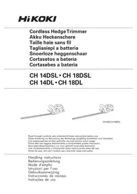 Notice HiKOKI CH18DSL Heckenscheren
