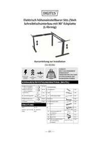 Notice Digitus DA-90386 Bureau