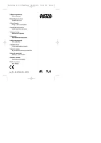 Notice Alpha Tools AL 9.6 Pompa