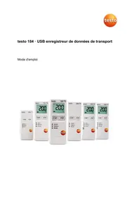 Notice Testo 184 T4 équipements de mesure