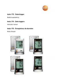 Notice Testo 176 T4 équipements de mesure