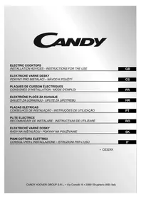 Notice CANDY CE32XK Aragaz