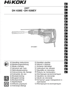 Notice HiKOKI DH45MEY Ciocan