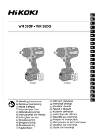 Notice HiKOKI WR36DG șurubelniță