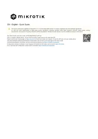 Notice Mikrotik CAP AX Точка доступу