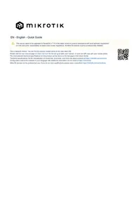 Notice Mikrotik RB2011UIAS-RM Маршрутизатор