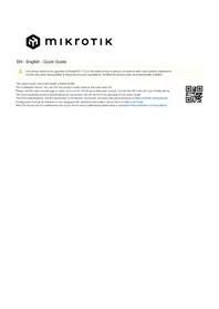 Notice Mikrotik L009UIGS-RM Routeur