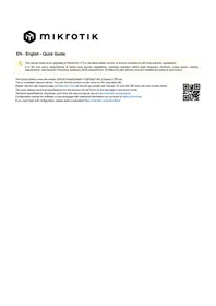 Notice Mikrotik CHATEAU LTE6 AX Non catégorisé