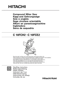 Notice HiKOKI C10FCE2 Säge