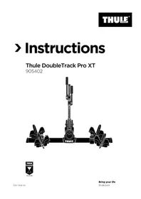 Notice THULE DOUBLETRACK PRO XT Porte-vélo
