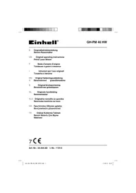 Notice EINHELL GH-PM 46 HW Tondeuse électrique