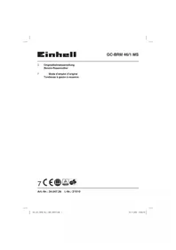 Notice EINHELL GC-BRM 46/1 MS Tondeuse électrique