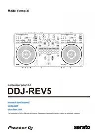 Notice PIONEER DDJ-REV5 Equipement DJ