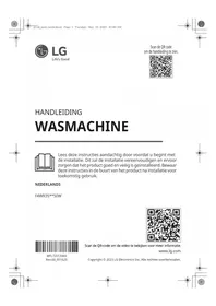 Notice LG F4WR3511S0W Wasmachine