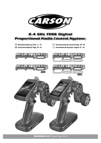 Notice Carson REFLEX WHEEL PRO 3 LCD Radio