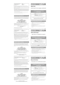 Notice Taylor 755841932CH Balance