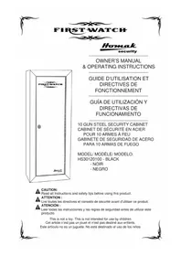 Notice Homak Security HS30120100 Coffre-fort