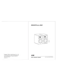 Notice EDIFIER AIRPULSE A80 Speaker