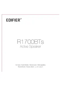 Notice EDIFIER R1700BTS Speaker