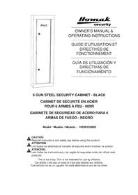 Notice Homak Security HS30103605 Coffre-fort