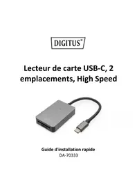 Notice Digitus DA-70333 USB hub