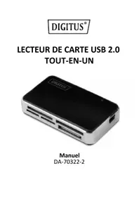 Notice Digitus DA-70322-2 USB hub