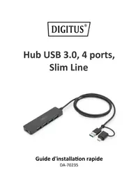 Notice Digitus DA-70236 USB hub