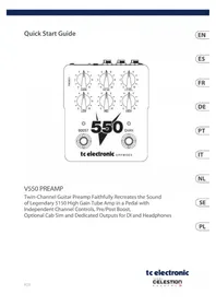 Notice TC ELECTRONIC V550 Non catégorisé