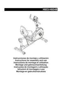 Notice BH FITNESS ARTIC COMFORT H853 Cyclette