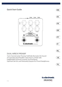Notice TC ELECTRONIC DUAL WRECK Non catégorisé