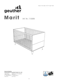 Notice Geuther MARIT 1142KB Lit bébé