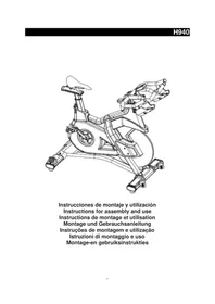 Notice BH FITNESS SUPERDUKE H940 Vélo d'appartement