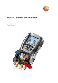 Notice Testo 570-2 équipements de mesure