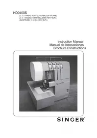 Notice SINGER HEAVY DUTY HD0400S Máquina de coser