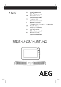 Notice AEG 10997 Dashcam