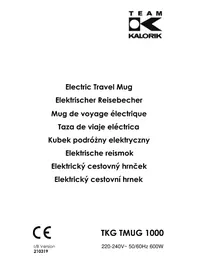 Notice KALORIK TKG TMUG 1000 Wasserkocher