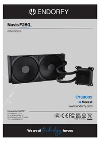 Notice ENDORFY NAVIS F280 Système de refroidissement de matériel informatique