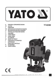 Notice Yato YT-82380 Fresadora