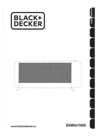 Notice BLACK & DECKER BXMRA1500E Heating