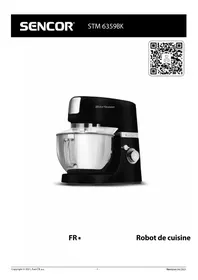 Notice SENCOR STM 6359BK Robot ménager