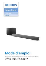 Notice PHILIPS TAB5308 Barre de son