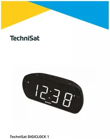 Notice TECHNISAT DIGICLOCK 1 Radio modinātājs