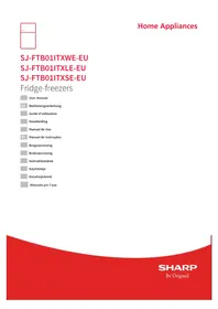Notice SHARP SJ-FTB01ITXLE-EU Külmik