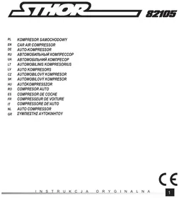 Notice Sthor 82105 Compresseur