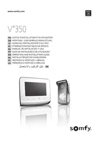 Notice SOMFY V350 Citofono video