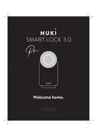 Notice Nuki SMART LOCK 3.0 PRO Maison intelligente