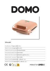 Notice DOMO DO1106C Tosti-ijzer