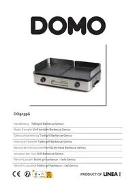 Notice DOMO DO9259G Placa de parrilla